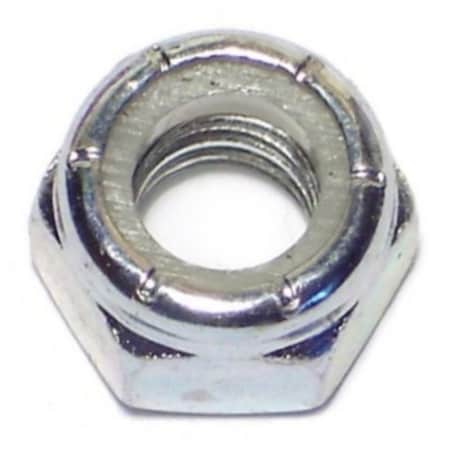 Midwest Fastener Nylon Insert Lock Nut, 5/16"-18, Steel, Grade 2, Zinc Plated, 100 PK 03650